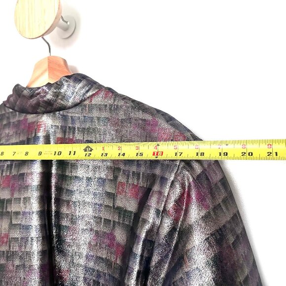 IRO Zina cropped bomber jacket, color - Multico, Size FR 36, US XS to S, EUC - Picture 6 of 8